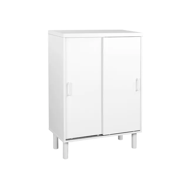 vasagle-schuhschrank-mit-schiebet-ren-flurschrank-wei-holz-stahl image 1