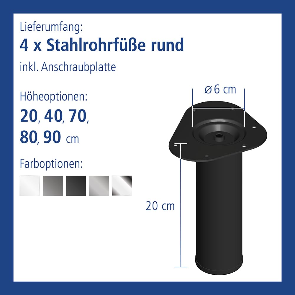 element-system-stahlrohrf-e-rund-tischbeine-m-belf-e-4-st-ck-20-cm-x-60-mm-schwa image 3