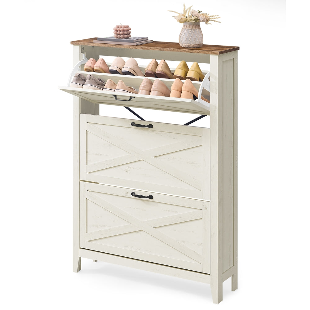 vasagle-liry-kollektion-schuhschrank-mit-drei-klappen image 2