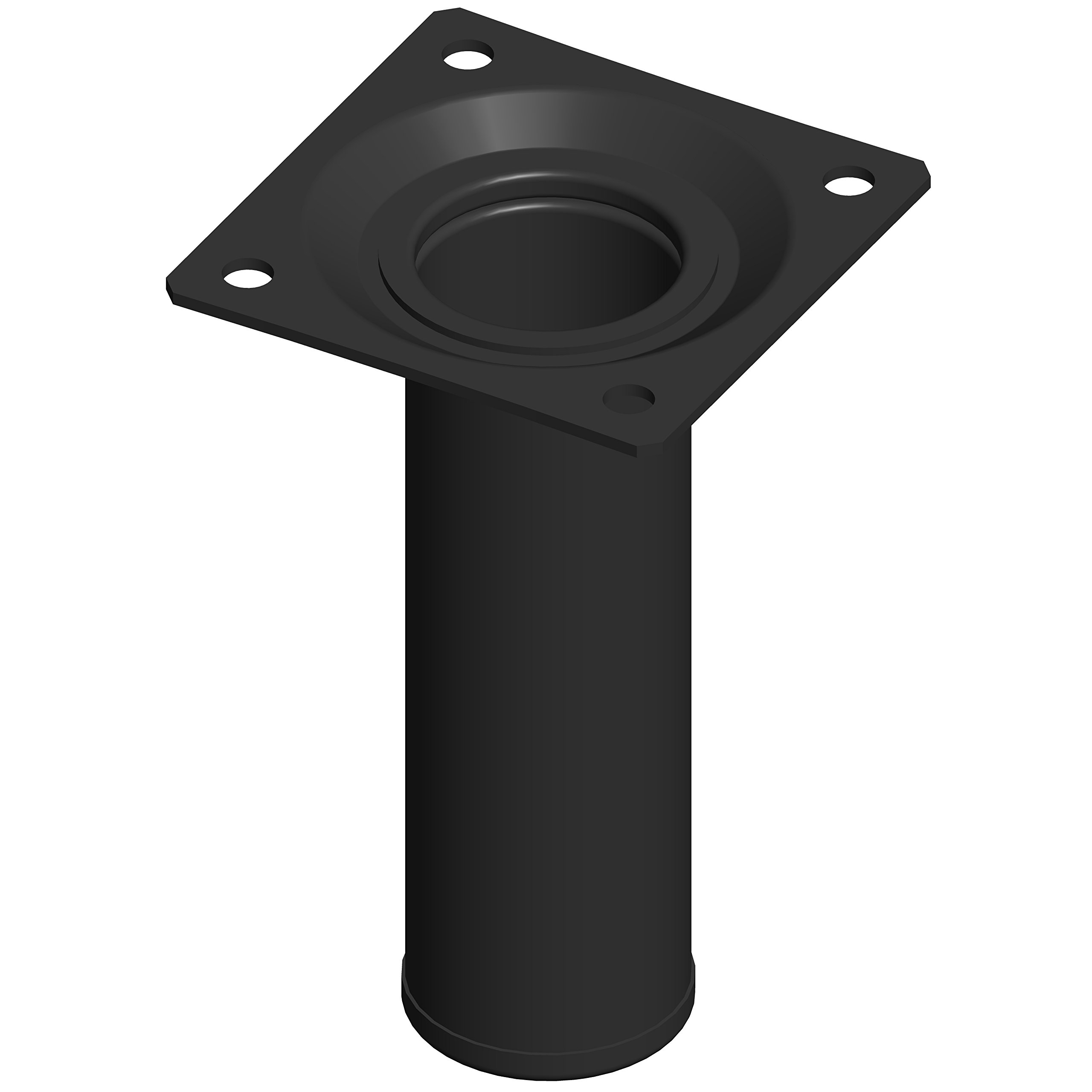 element-system-stahlrohrfu-rund-10-cm-30-mm-schwarz-4er-set image 1