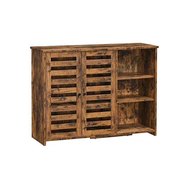 vasagle-sideboard-vintagebraun-mit-verstellbarer-ablage image 1