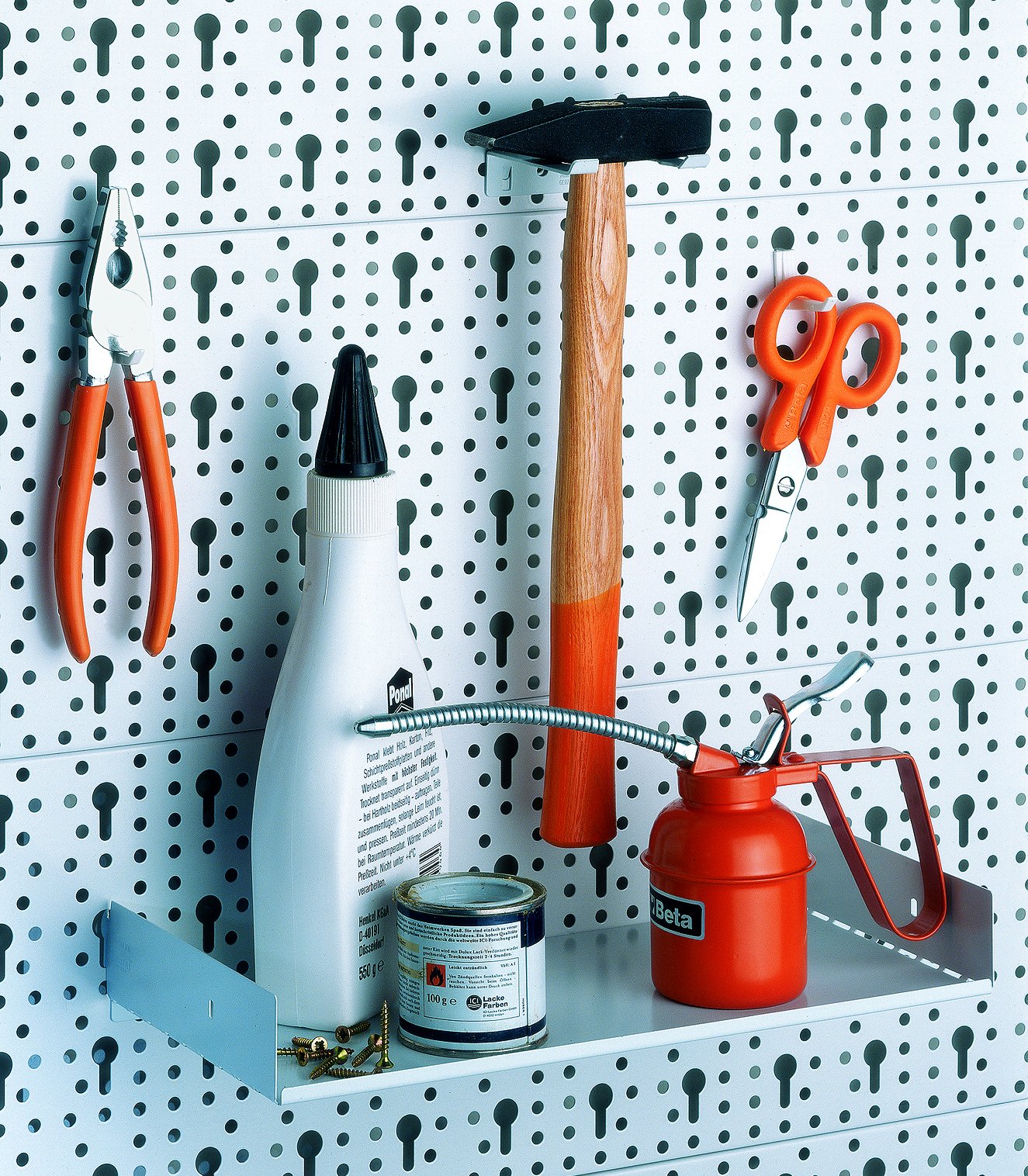 element-system-werkzeugablage-f-r-lochwand-310x150x40-mm-wei-2-st-ck image 3