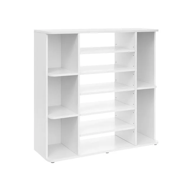 vasagle-schuhregal-wei-verstellbar-92-x-30-x-88-5-cm image 1