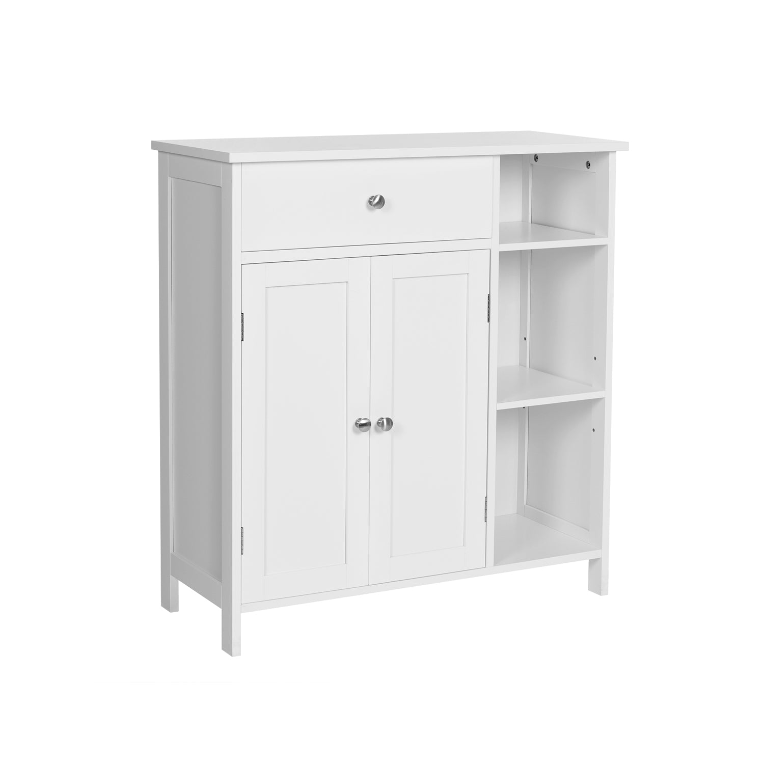 vasagle-badezimmerschrank-mit-schublade-wei-2 image 2