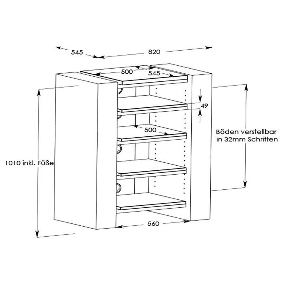 schnepel-x-linie-hifi-rack-xl-mit-5-b-den image 3
