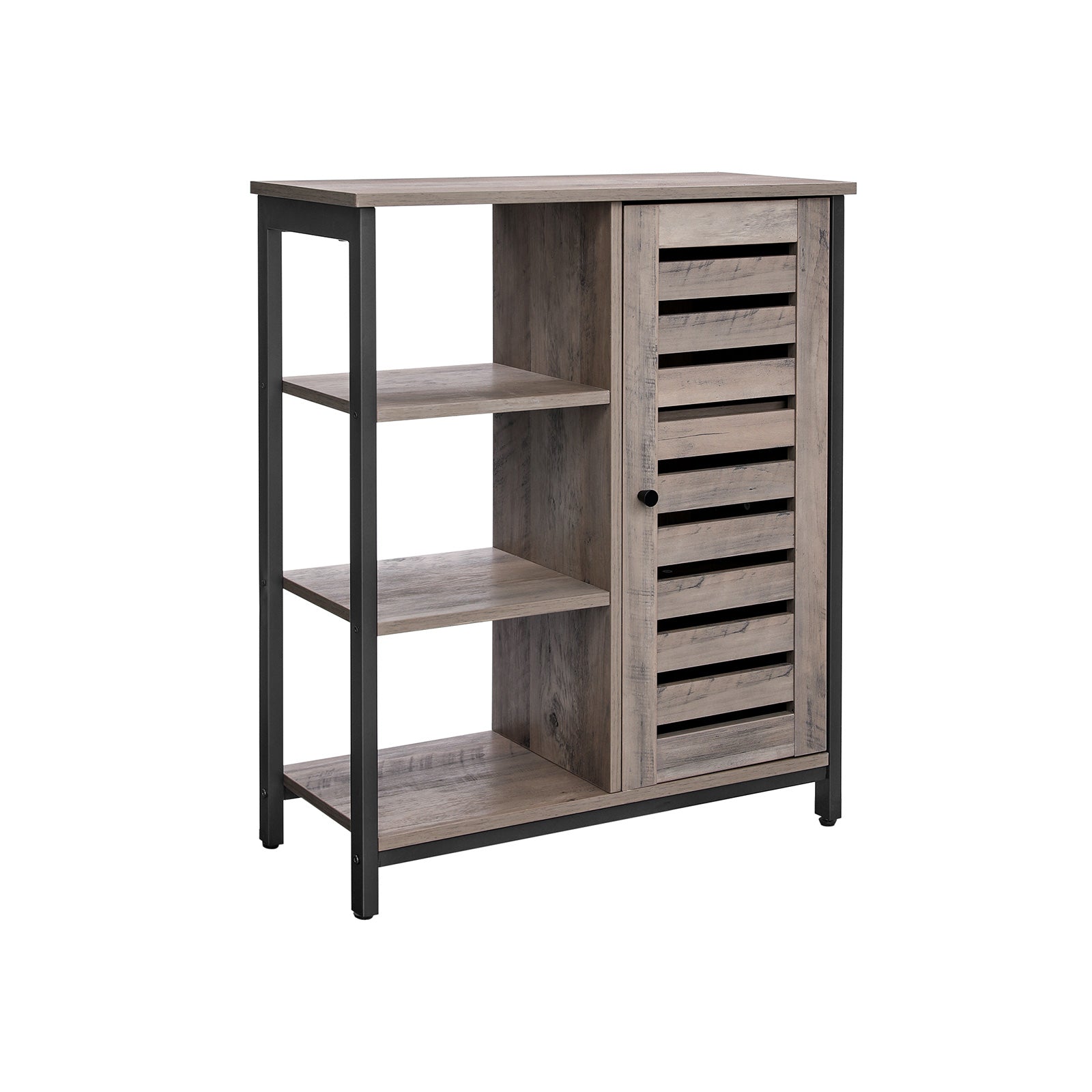 vasagle-schrank-industriestil-mit-3-ablagen-vintagebraun-schwarz image 4