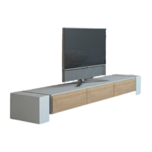 schnepel-x-linie-lowboard-1900-geschlossen-tv-lowboard-mit-2-klappen-und-1-schub image 1