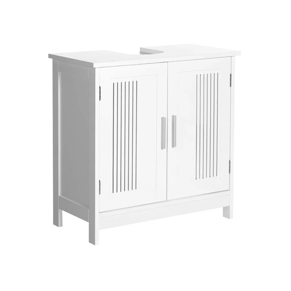 vasagle-waschbeckenunterschrank-wei-badezimmer-unterschrank image 1