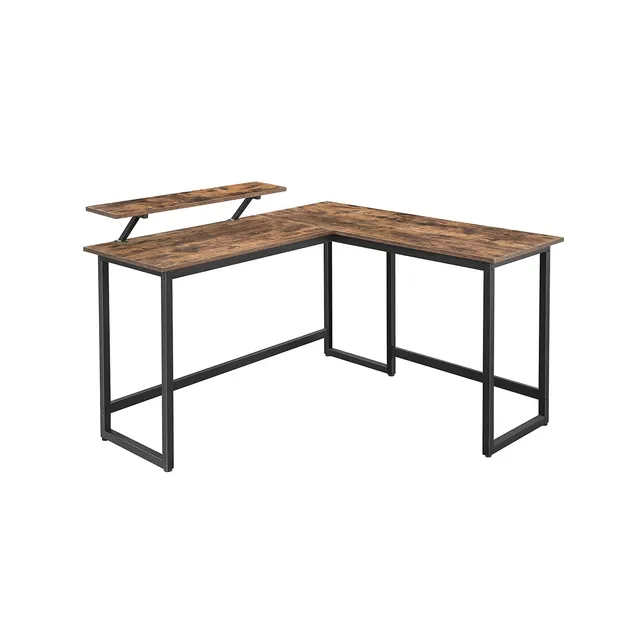 vasagle-l-f-rmiger-computertisch-mit-monitorst-nder image 1