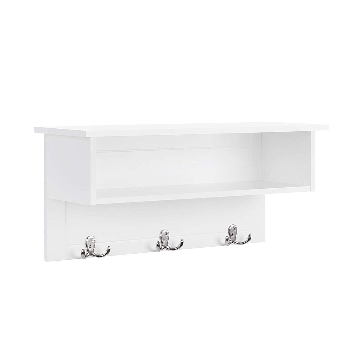 vasagle-wandregal-mit-doppelhaken-wei-wandgarderobe-mit-fach image 2