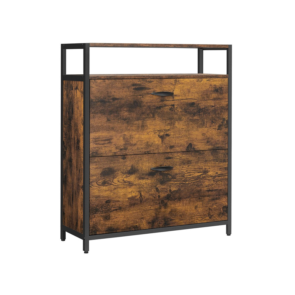 vasagle-schuhschrank-mit-2-klappen-60-x-30-x-95-cm image 2