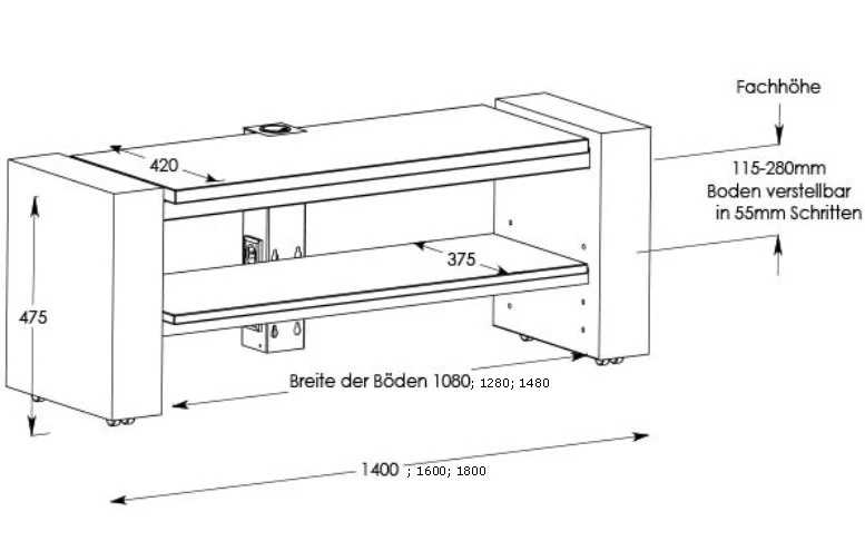 schnepel-x-linie-x-1400-offen-tv-m-bel image 5