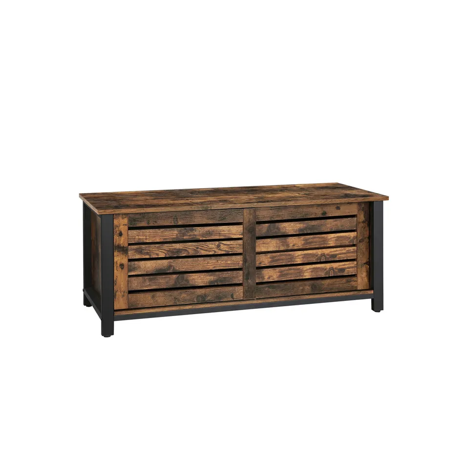 vasagle-tv-st-nder-tv-schrank-mit-schiebet-ren-lamellent-ren image 1