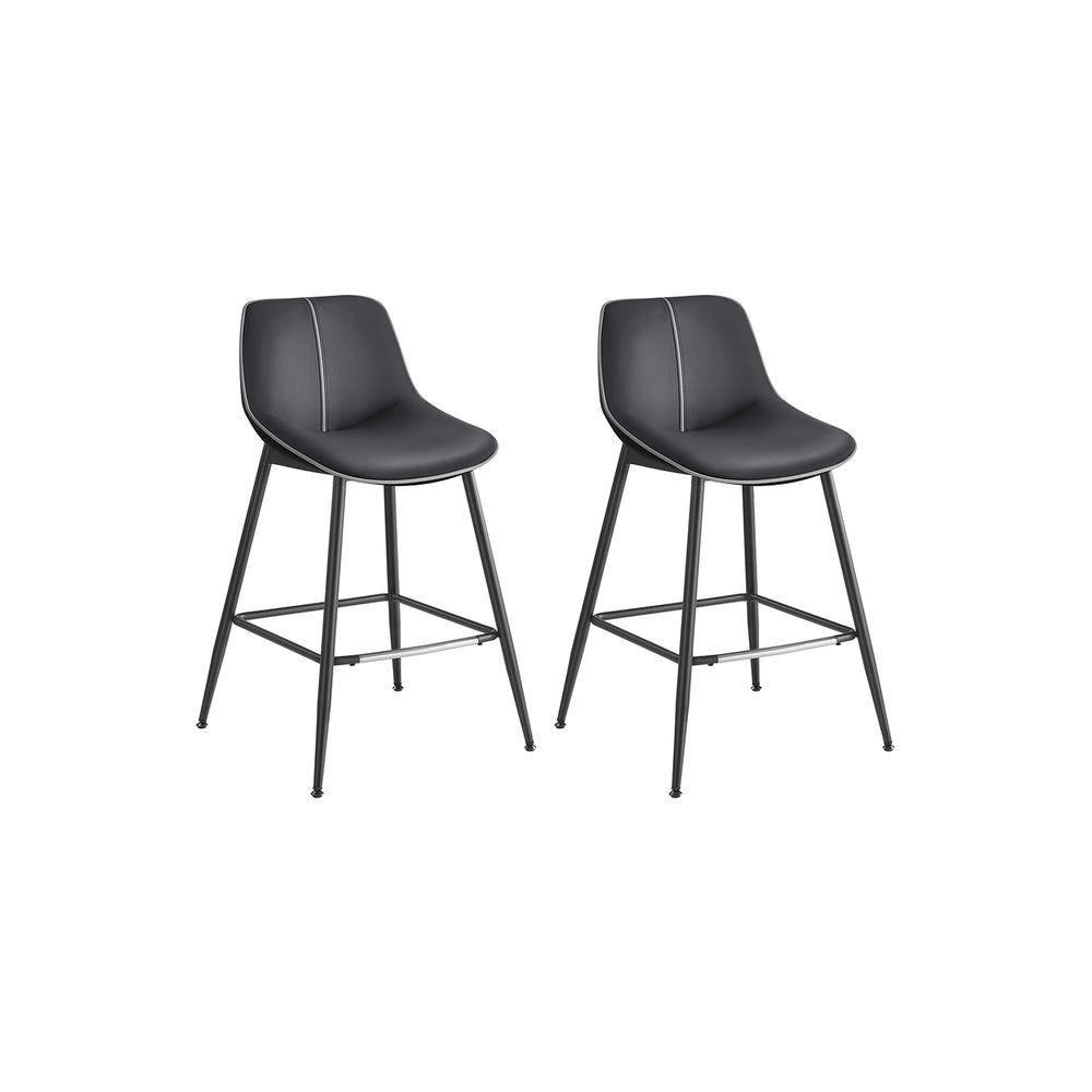 vasagle-barhocker-2er-set-mit-r-ckenlehne-barstuhl-hoch-f-r-k-che-und-bar image 2