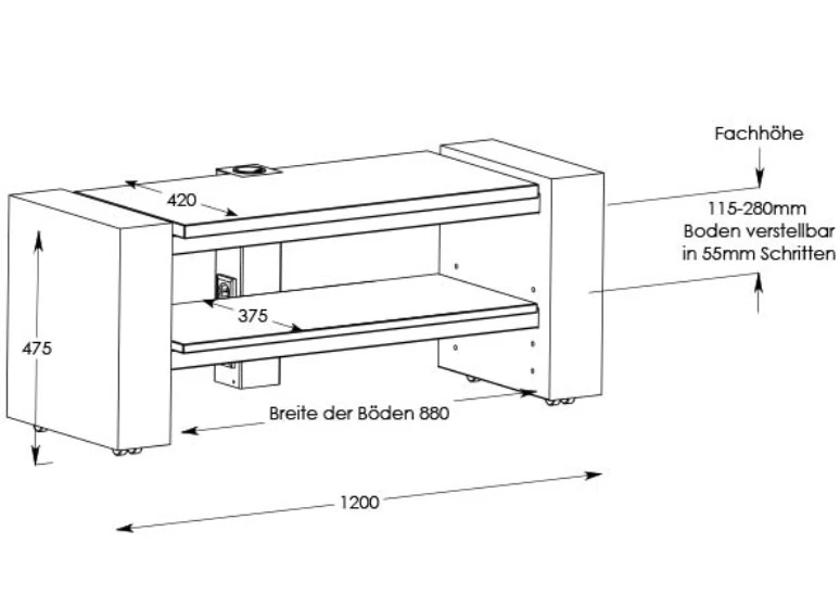 schnepel-x-linie-x-1200-offen-offenes-tv-m-bel image 3
