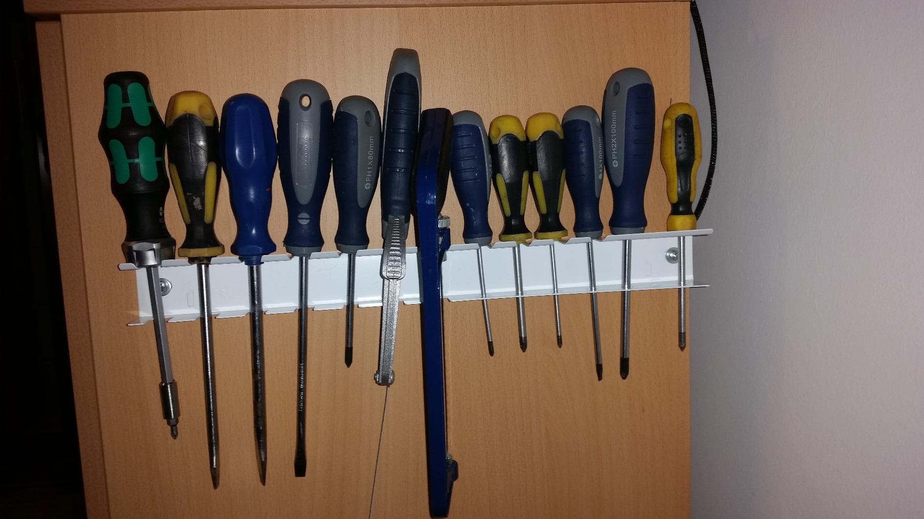 Endlich Ordnung an der Lochwand