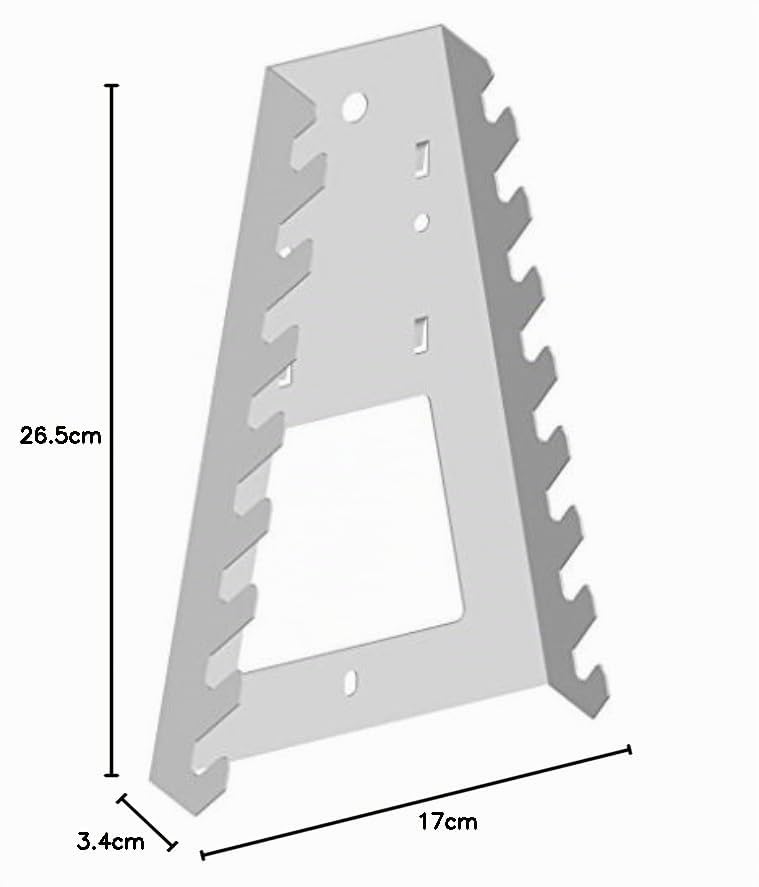 element-system-11410-00002-werkzeughalter-maul-ringschl-ssel-f-r-lochwand-wei image 7