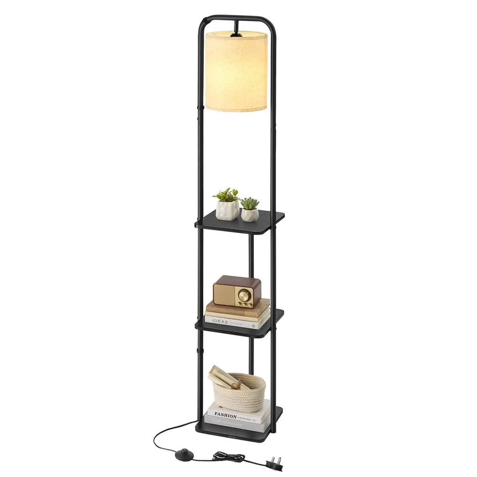 vasagle-stehlampe-mit-ablagen-stehleuchte-mit-regalf-chern image 1