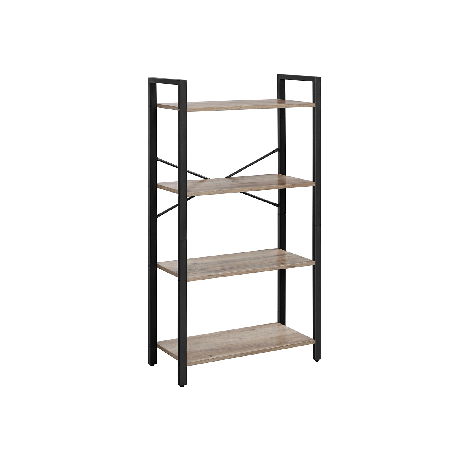 vasagle-b-cherregal-4-ebenen-greige-schwarz-standregal-120-cm image 2