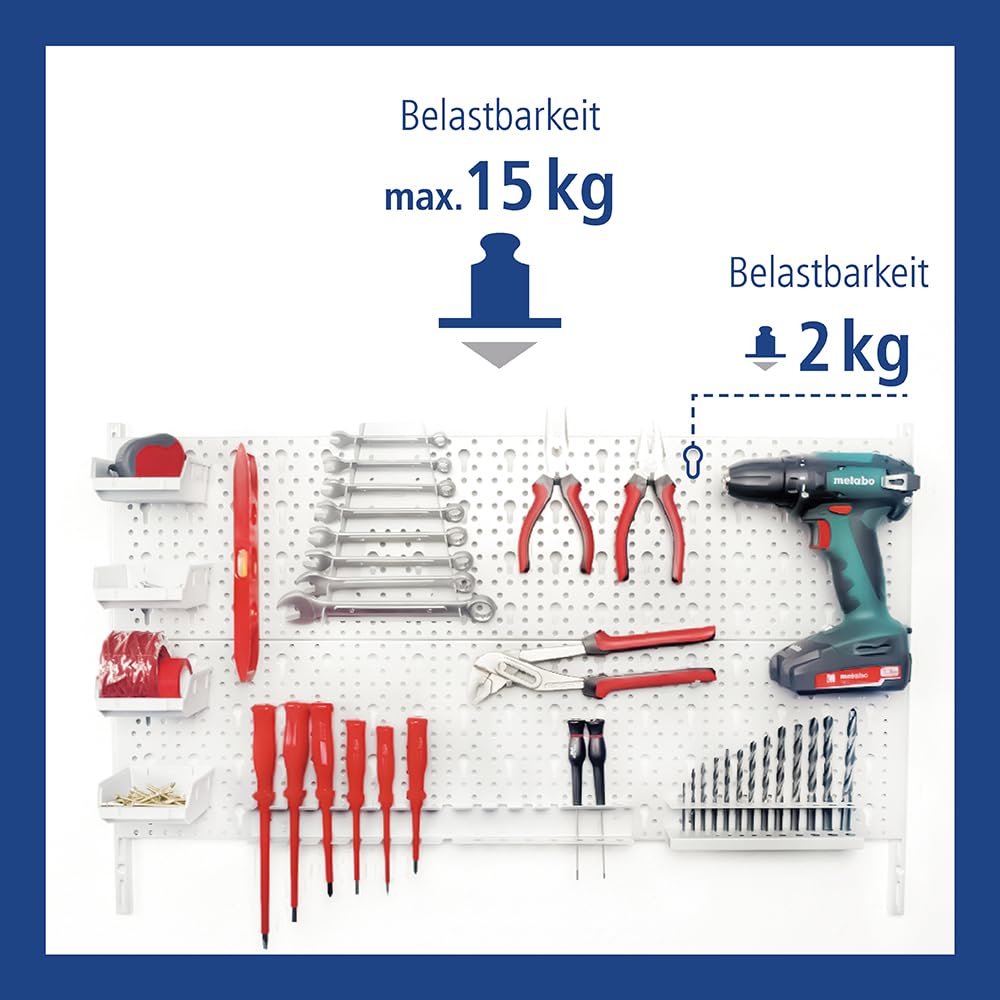 element-system-heimwerker-organizer-1-metall-werkzeugwand-800-x-200-mm-wei-28-te image 4