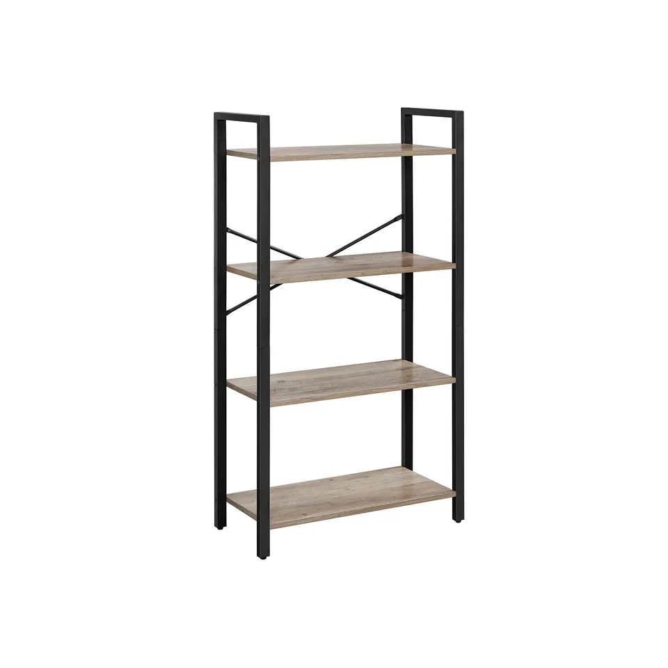 vasagle-b-cherregal-4-ebenen-greige-schwarz-standregal-120-cm image 1