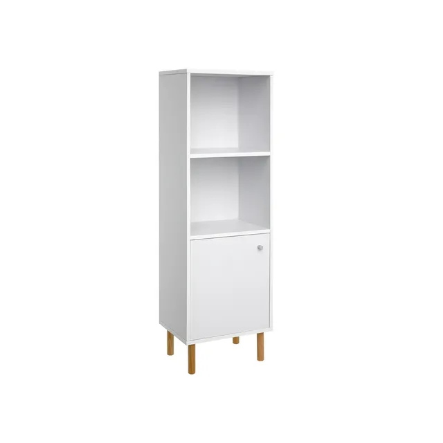 vasagle-b-cherschrank-schmal-wei-mit-t-r-3-ebenen image 1